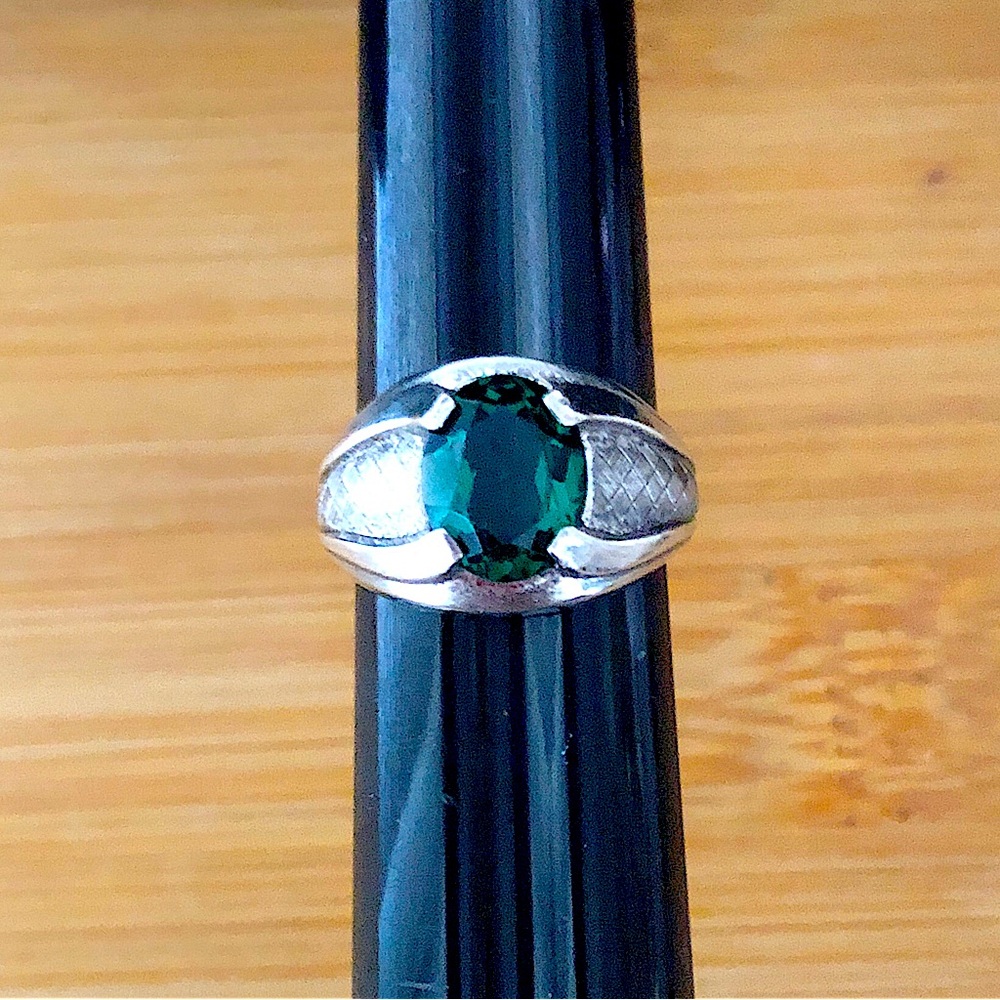 $42 Designer Estate Ring Size 6 Sterling Silver Designer Mark STERLING - Picture 6 of 7